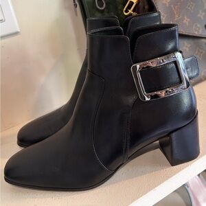 Roger Vivier black ankle boots